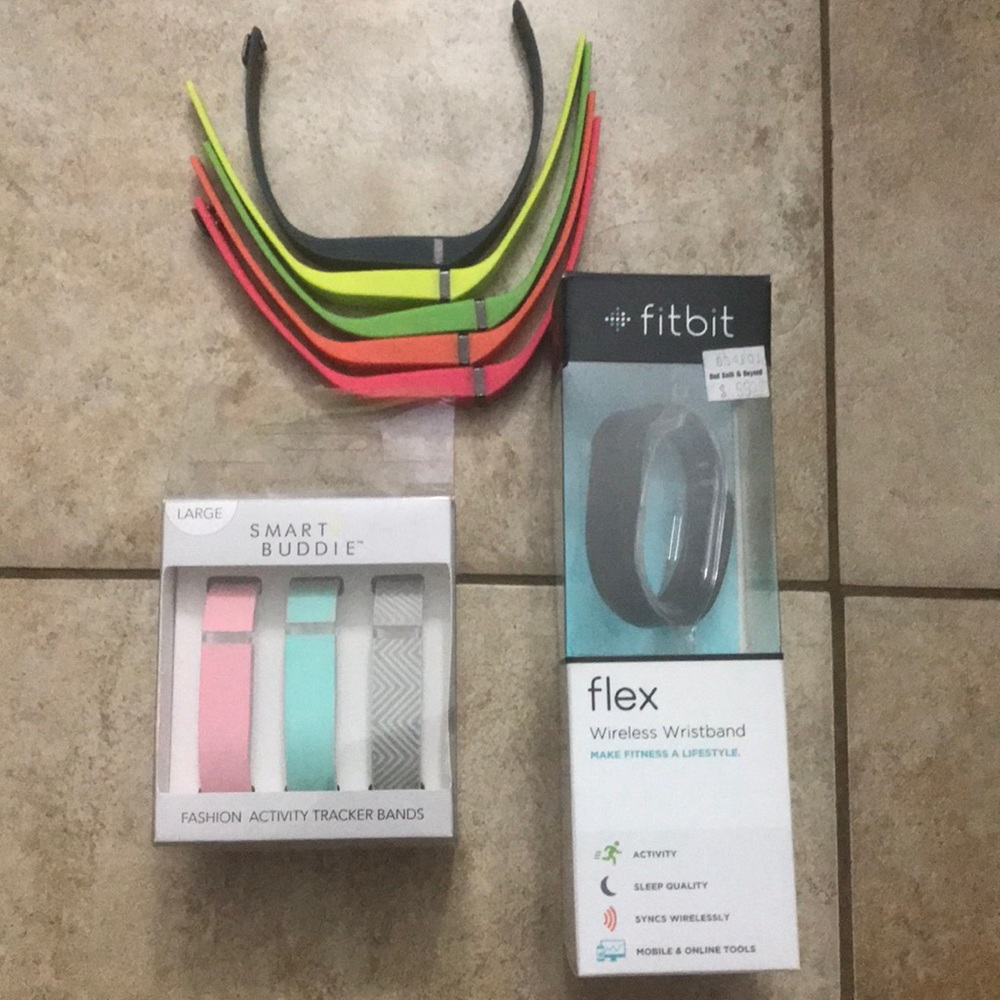FirBit Flex with 8 extra bands!